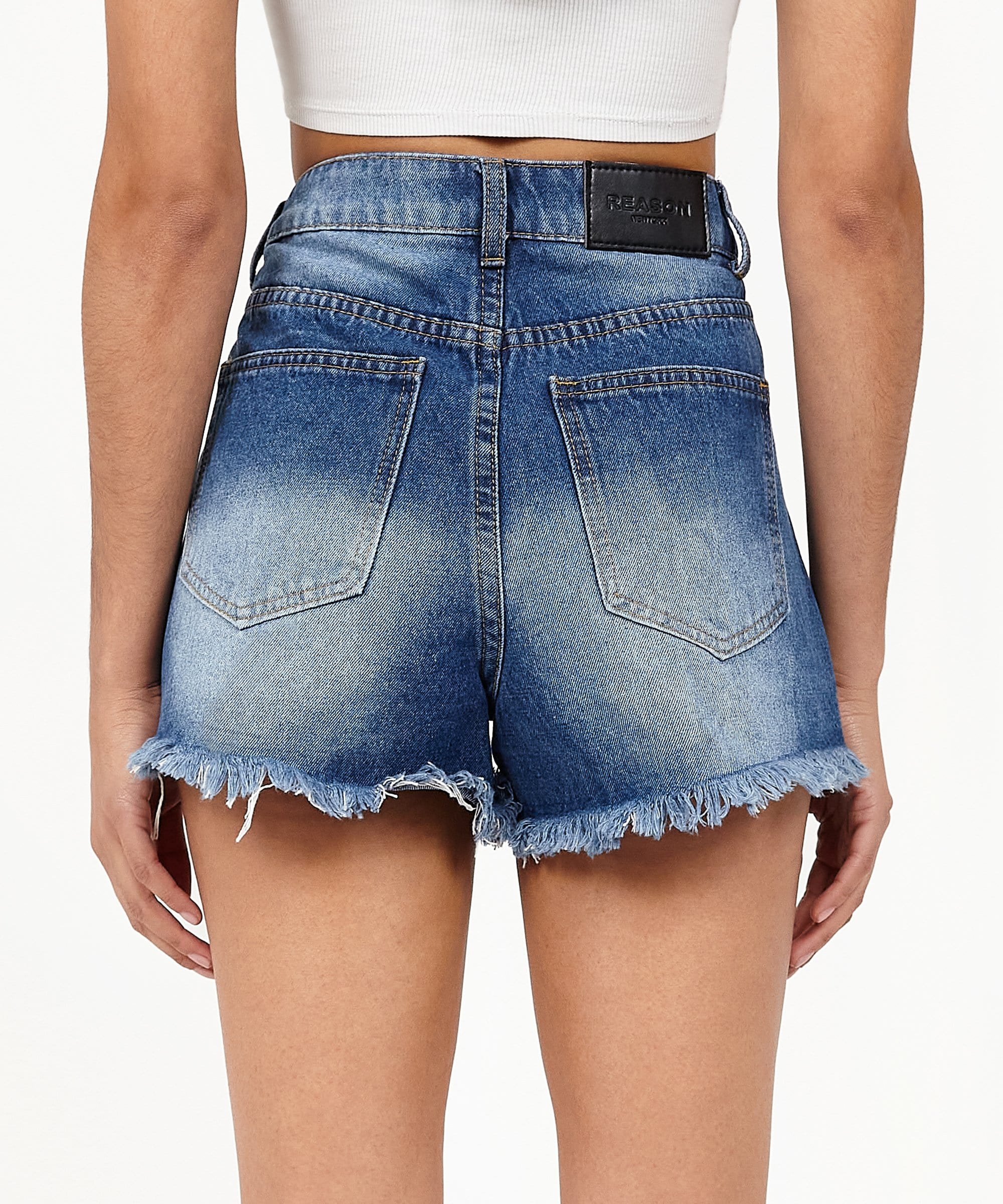 Womens Victoria Denim Shorts - Image 3