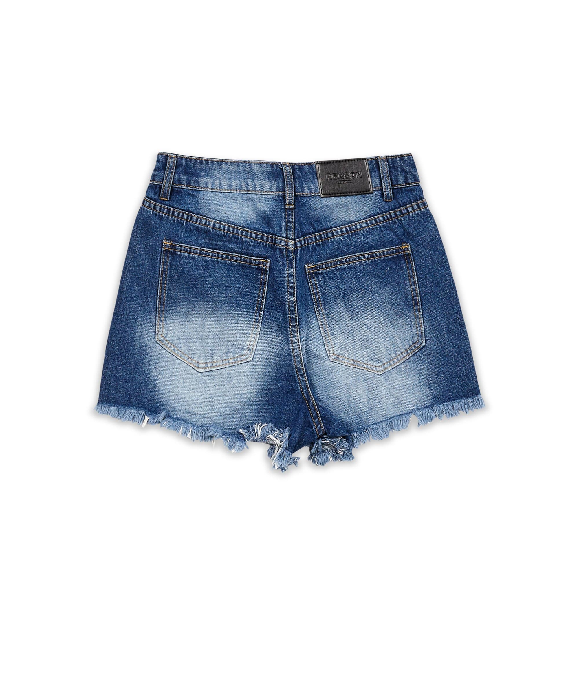 Womens Victoria Denim Shorts - Image 7
