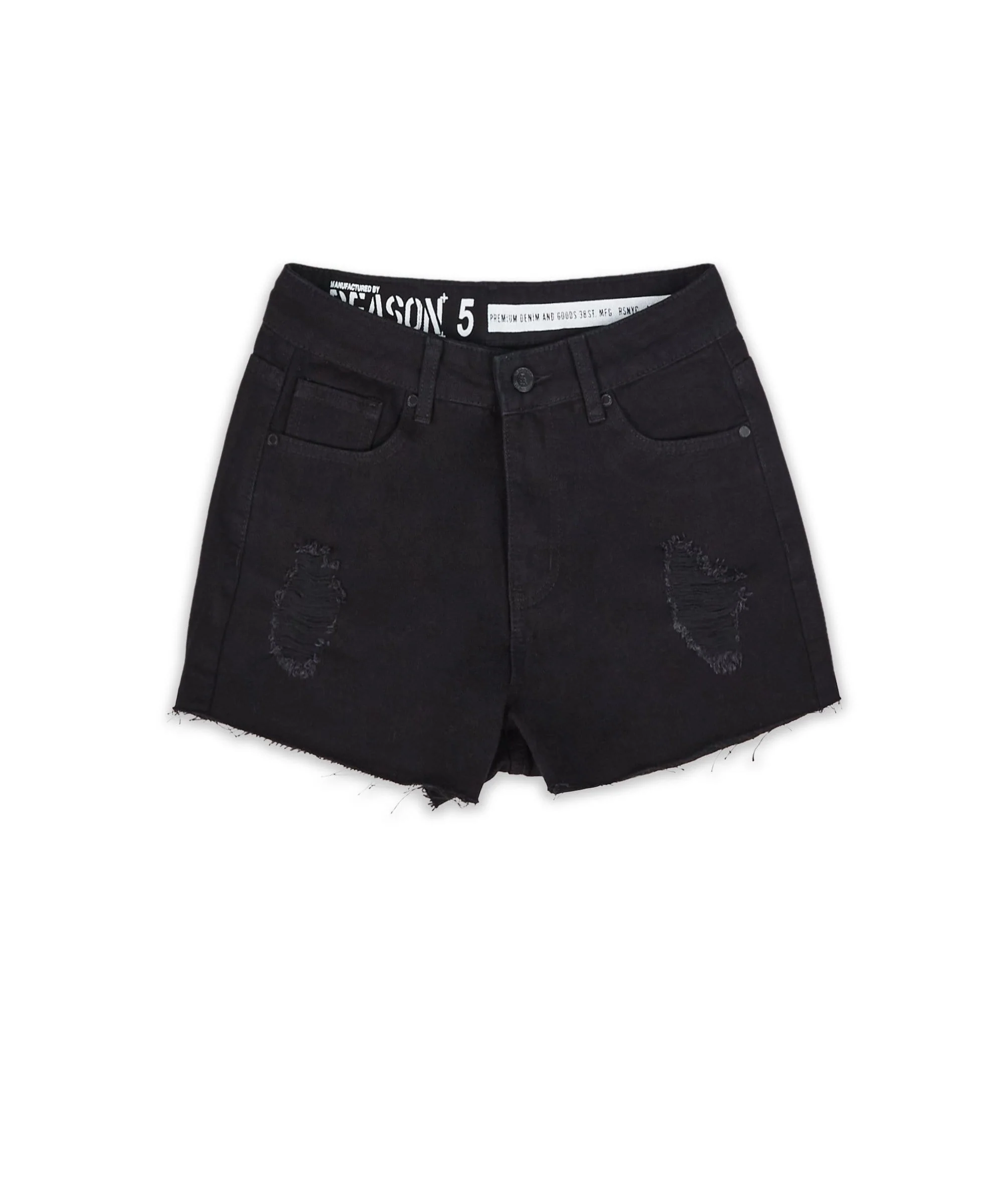 Womens Aria Denim Shorts - Image 6