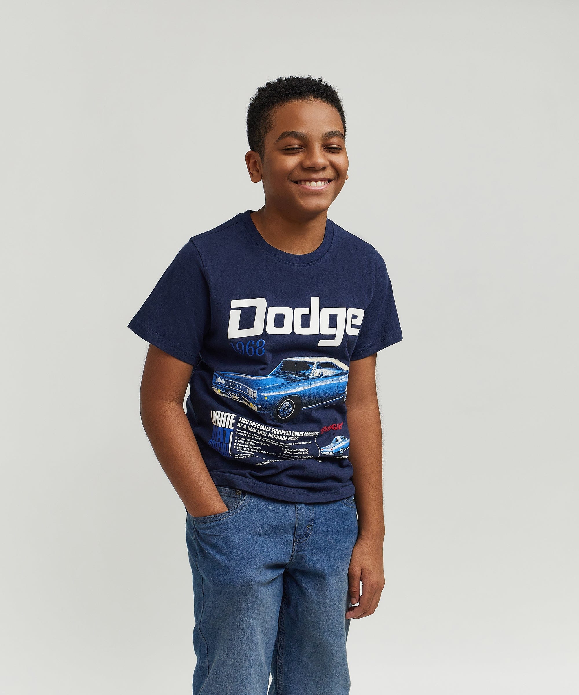 Kids Dodge Special Tee - Dark Blue - Image 11