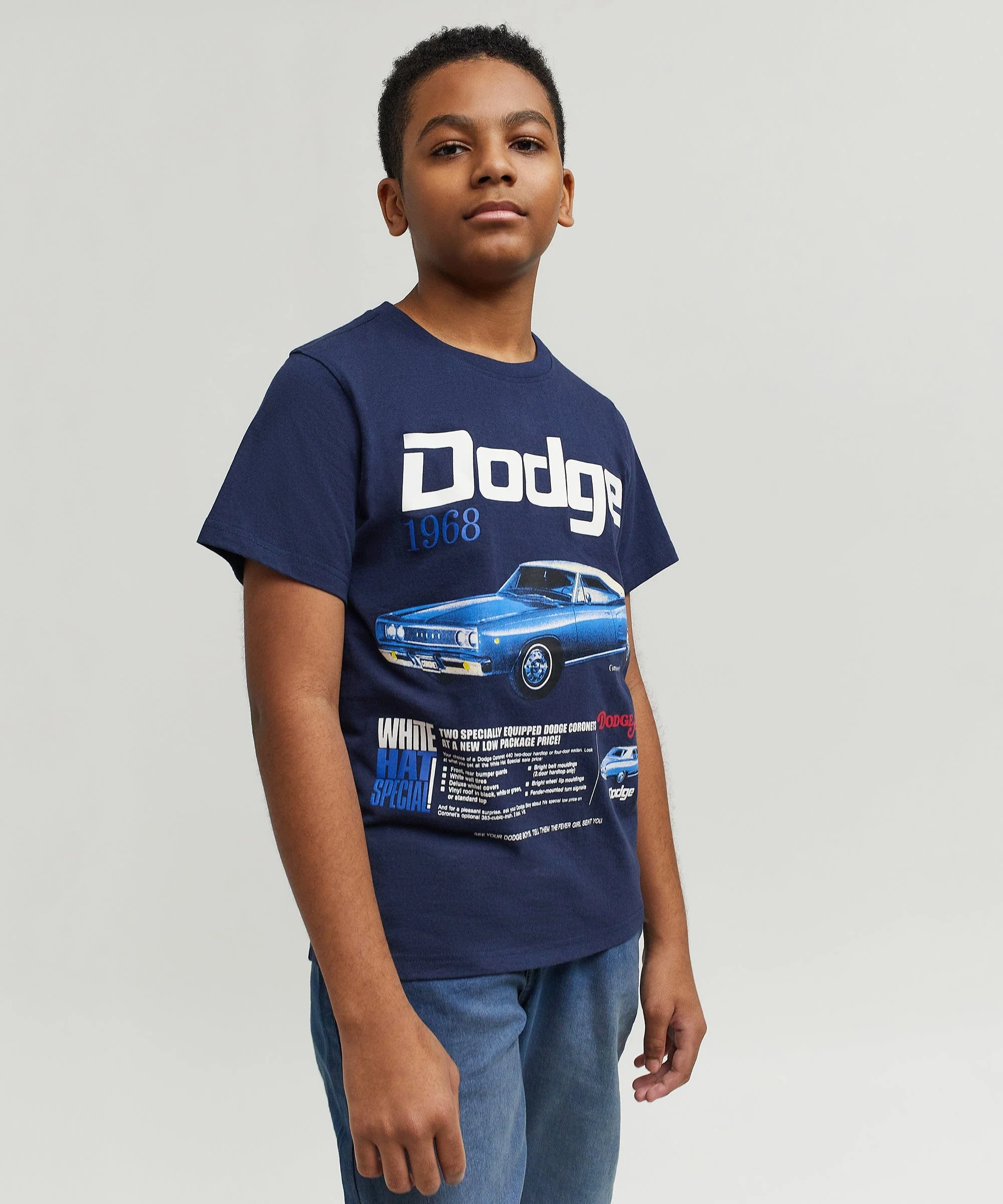 Kids Dodge Special Tee - Dark Blue - Image 5