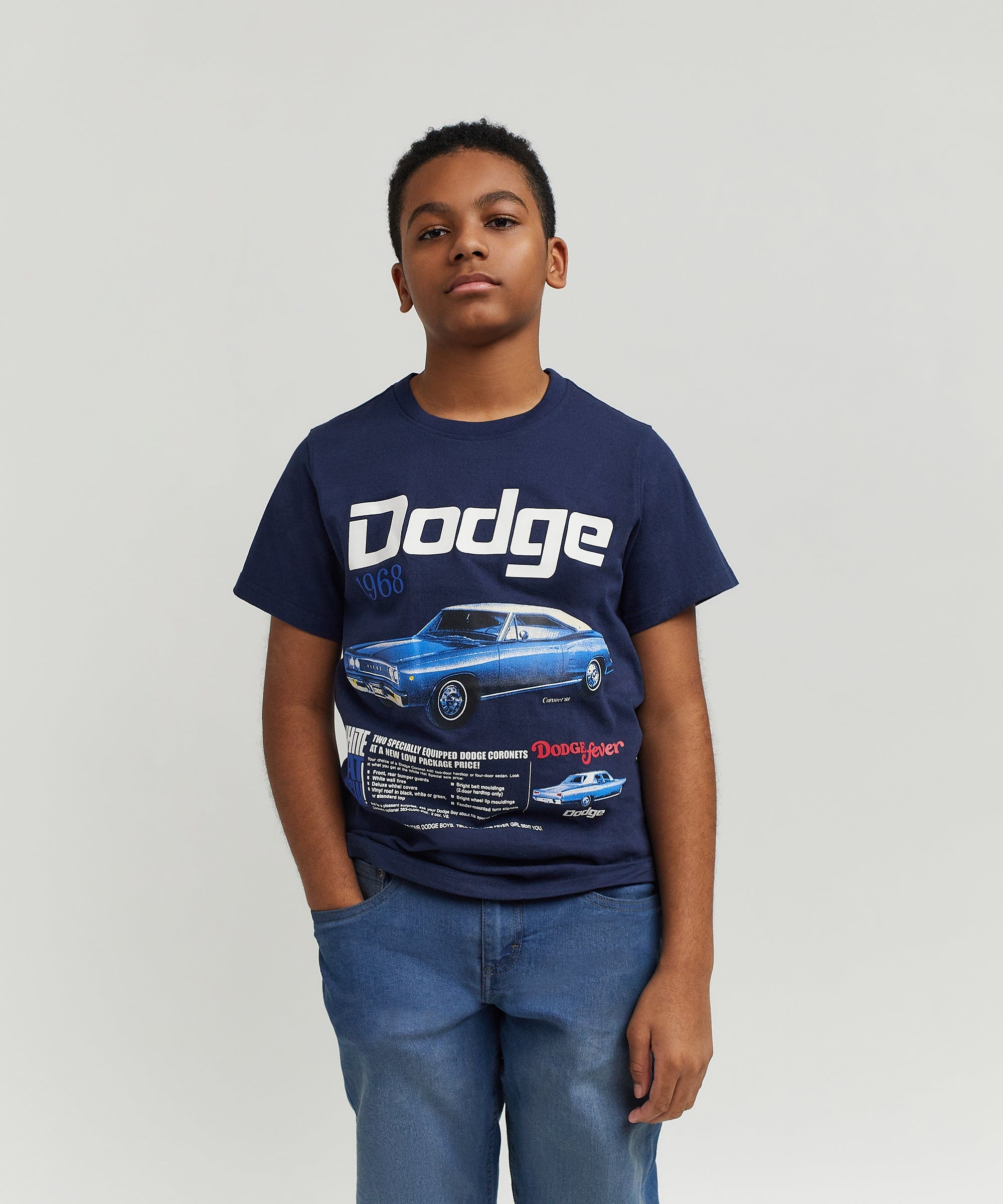 Kids Dodge Special Tee - Dark Blue - Image 8