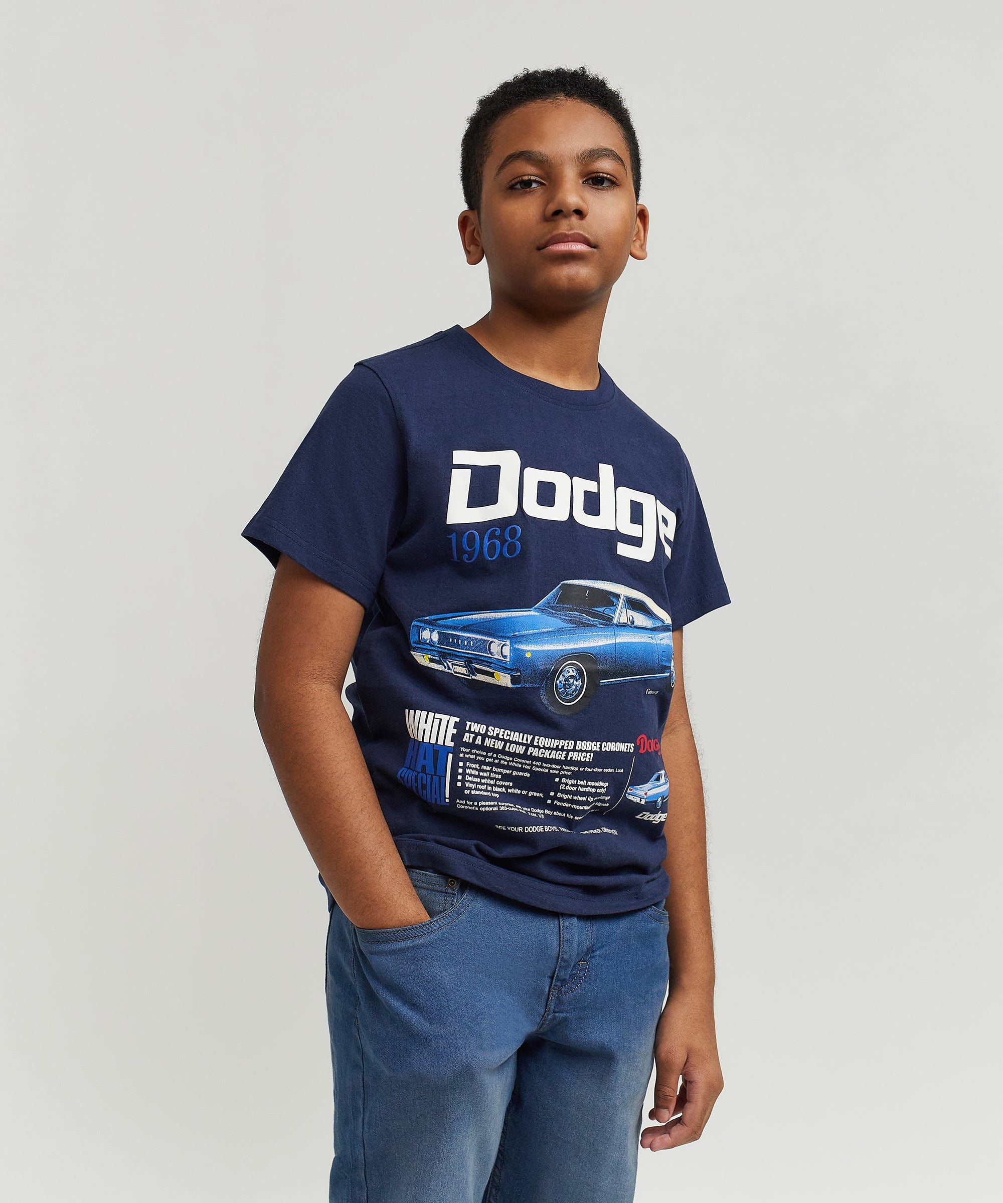 Kids Dodge Special Tee - Dark Blue - Image 9