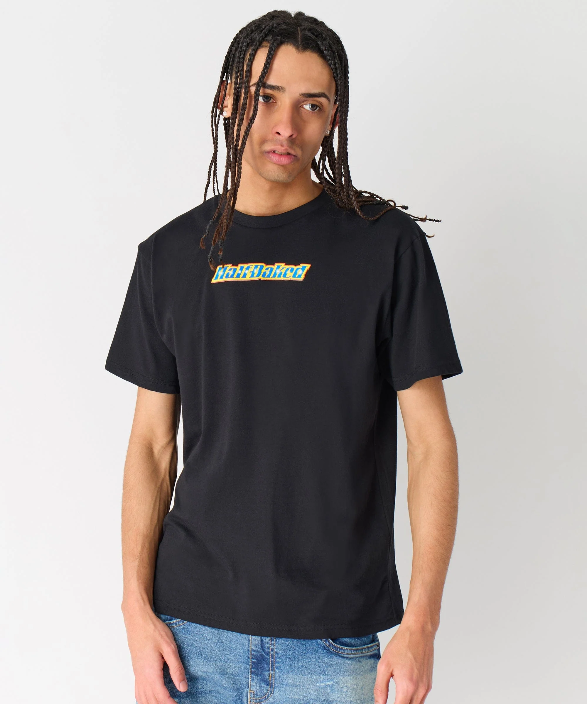 Half Baked Logo Short Sleeve Tee - Black - Image 10
