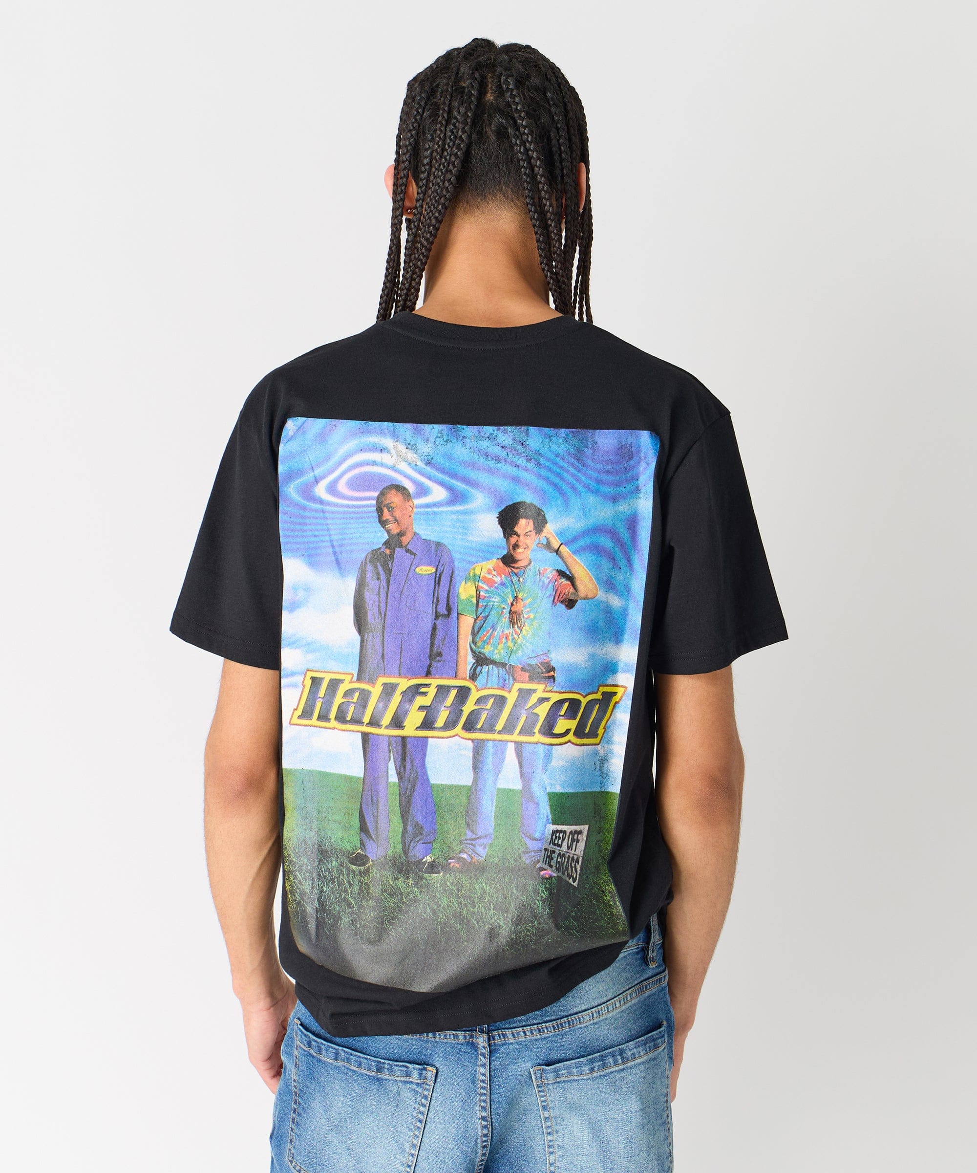 Half Baked Logo Short Sleeve Tee - Black - Image 4