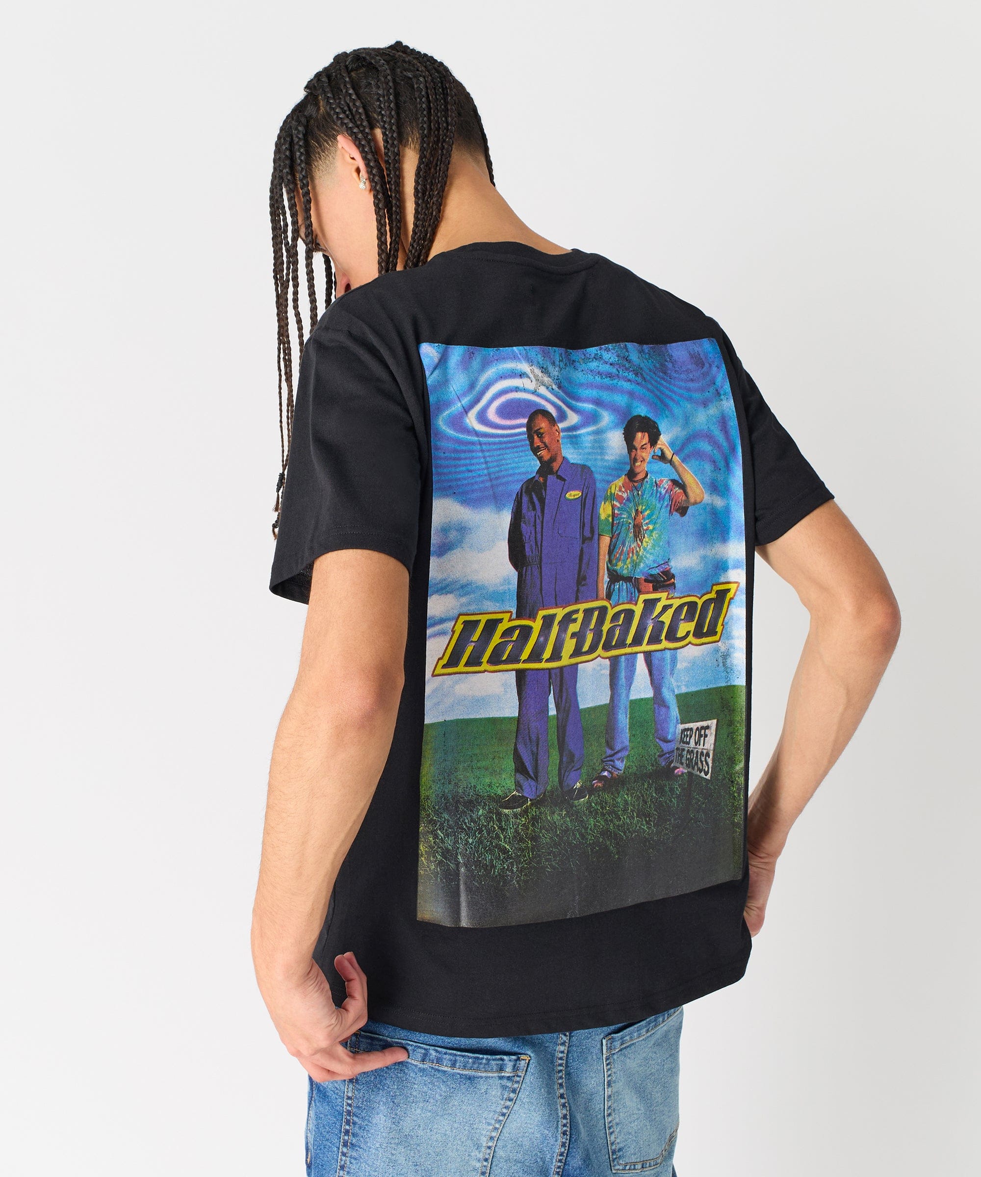 Half Baked Logo Short Sleeve Tee - Black - Image 5