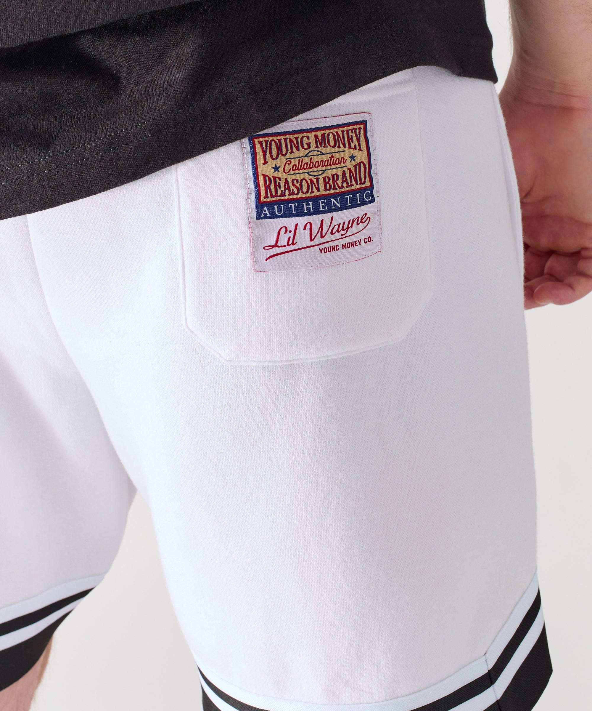 Lil Wayne Property Of Basketball Shorts - White - Image 3