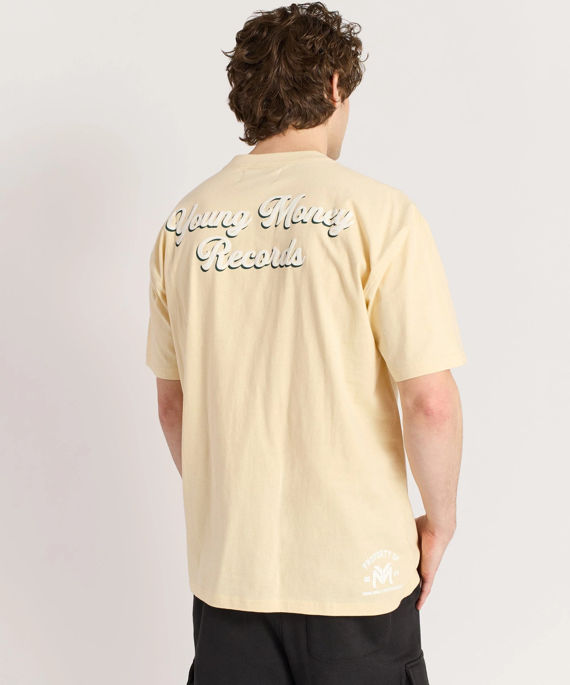 Lil Wayne Young Money Records Short Sleeve Tee - Khaki - Image 3
