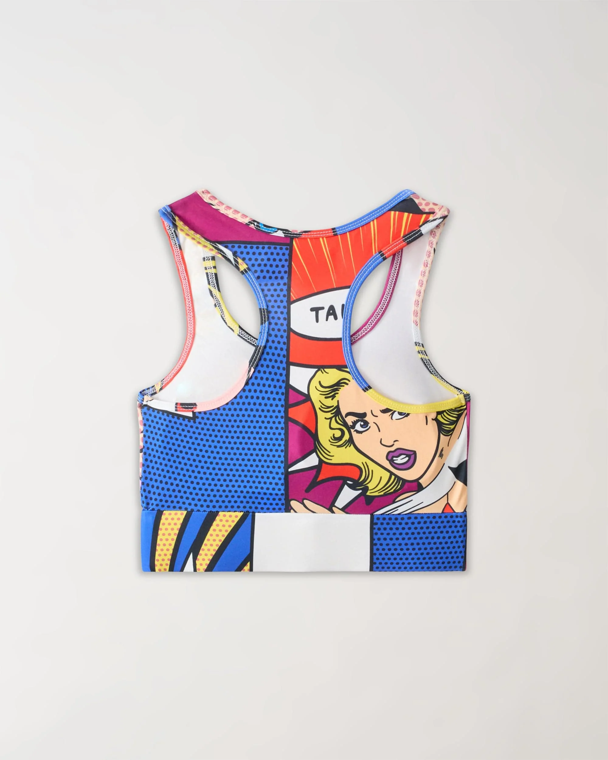 Womens Pop Art Sports Bra - Image 4