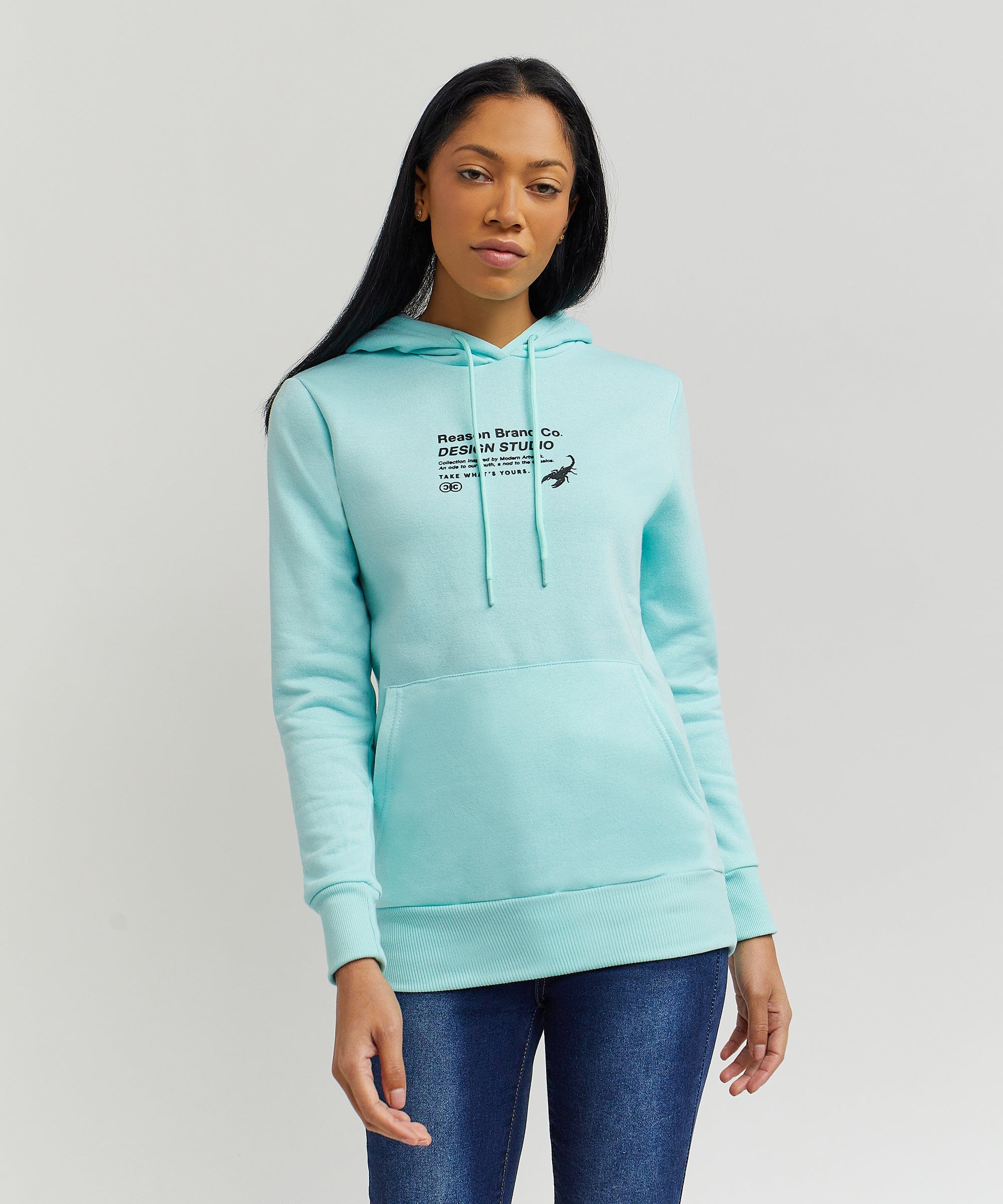 Womens Tokyo Back Print Hoodie - Image 5